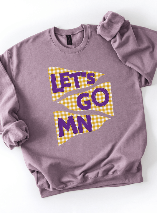 Let's Go MN Pennant Crewneck