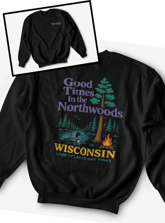 Wisconsin Northwoods Crewneck