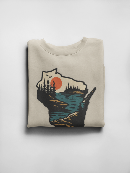 Wisconsin Nature Scene Sweatshirt