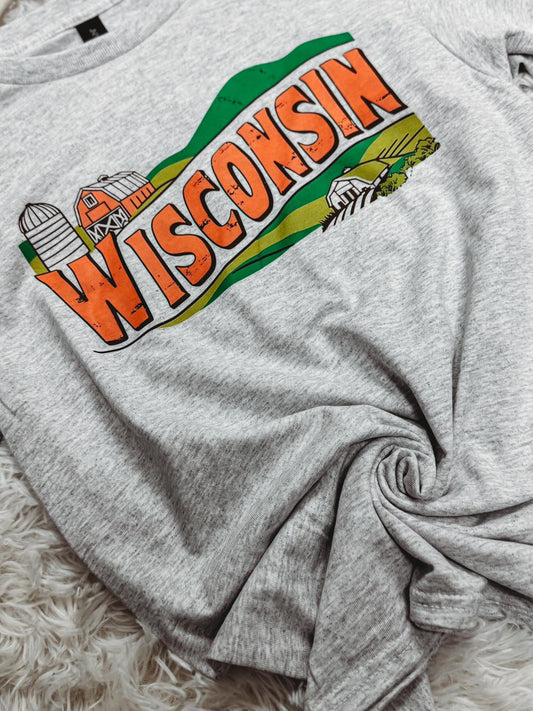 Wisconsin Vintage Tee