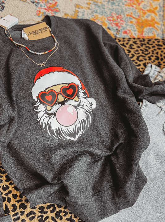 Bubblegum Santa Crewneck