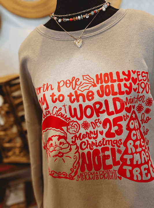 Joy to the World Christmas Sweatshirt