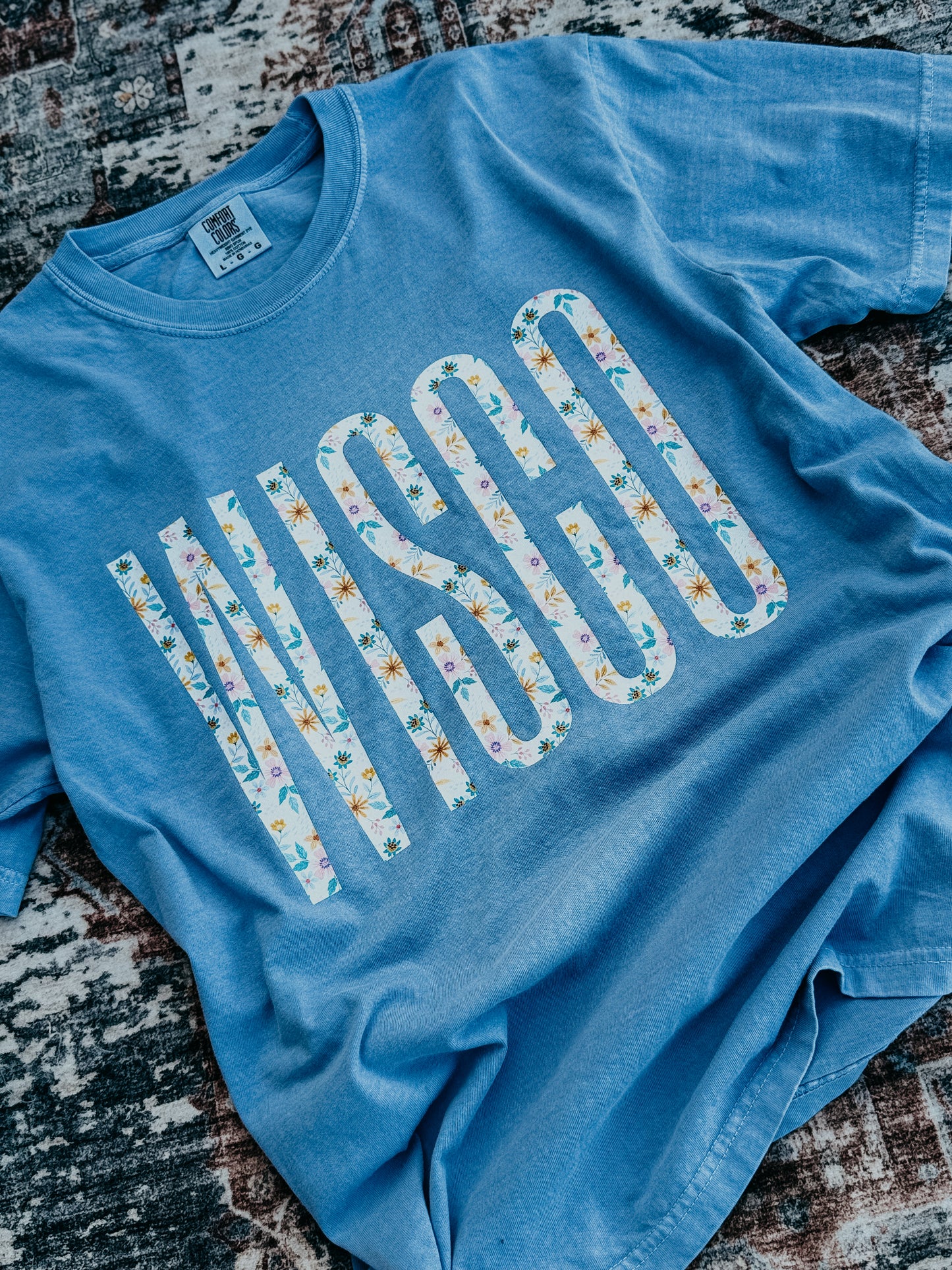 Floral Wisco Comfort Colors