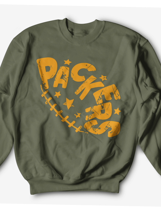 Oversized Football Crewneck