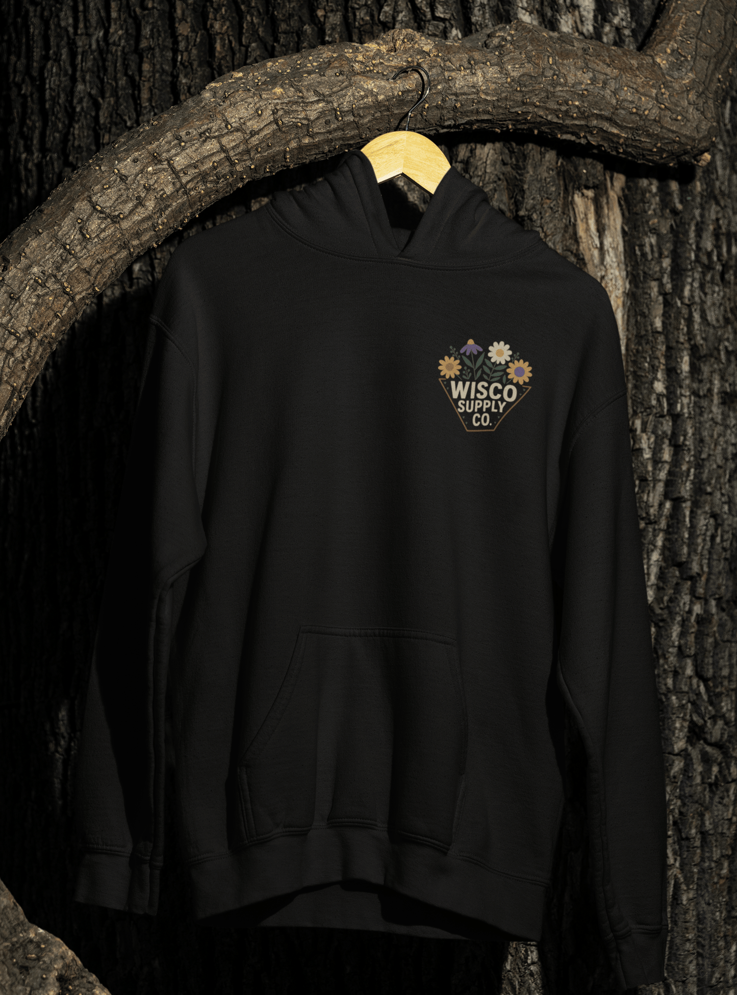 Wisco Supply Co. Floral Hoodie