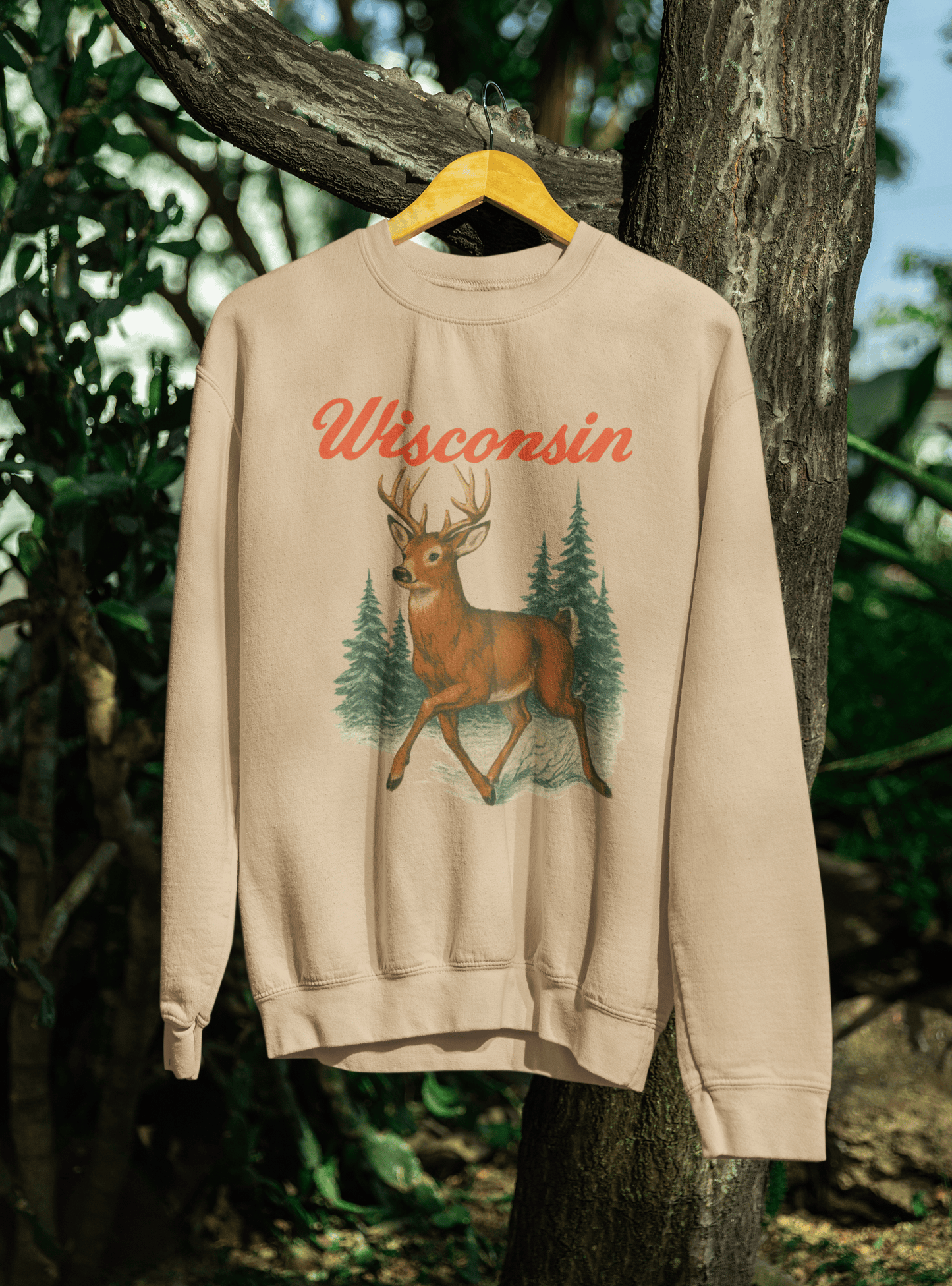 Wisconsin Deer Crewneck