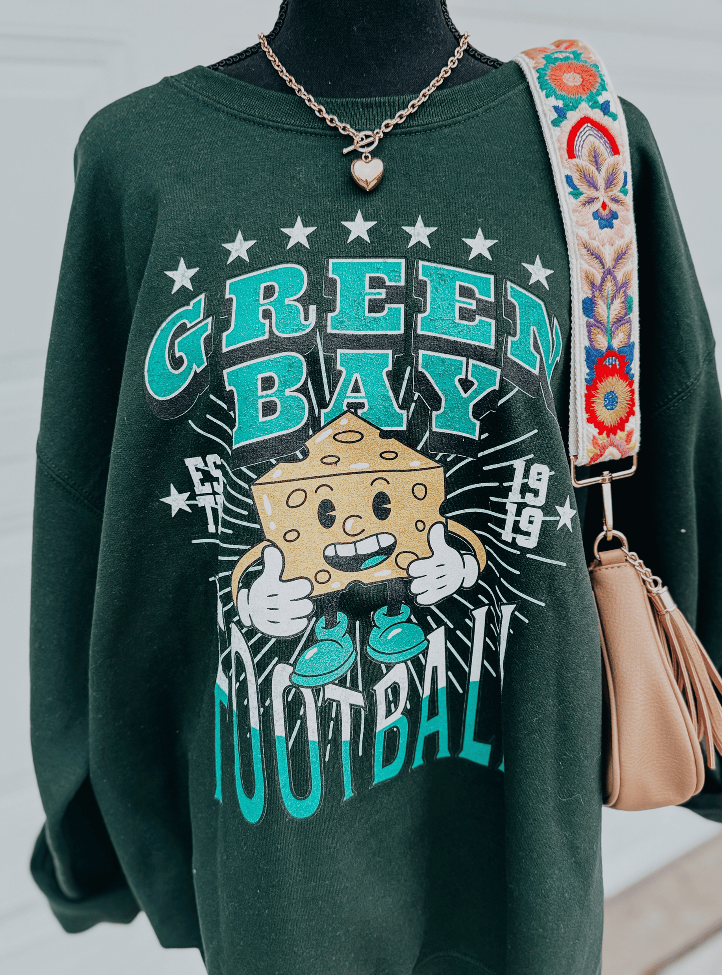Green Bay Football Vintage Crewneck