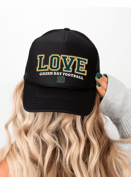 Green Bay Football LOVE Trucker Cap