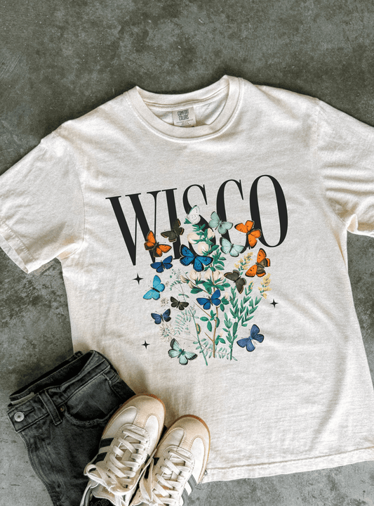 WISCO Butterflies & Wildflowers Tee