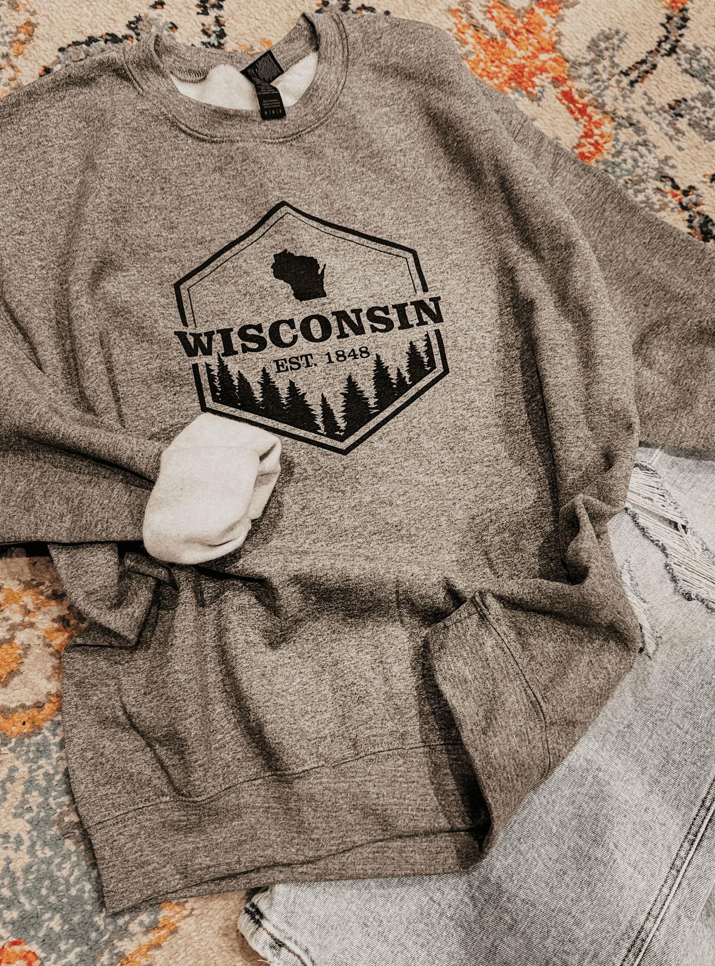 Wisconsin Badge Crewneck