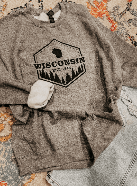 Wisconsin Badge Crewneck
