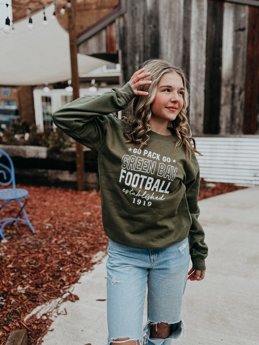 Green Bay Football Crewneck