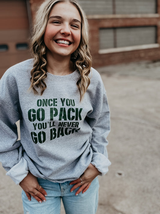Once You Go Pack Crewneck