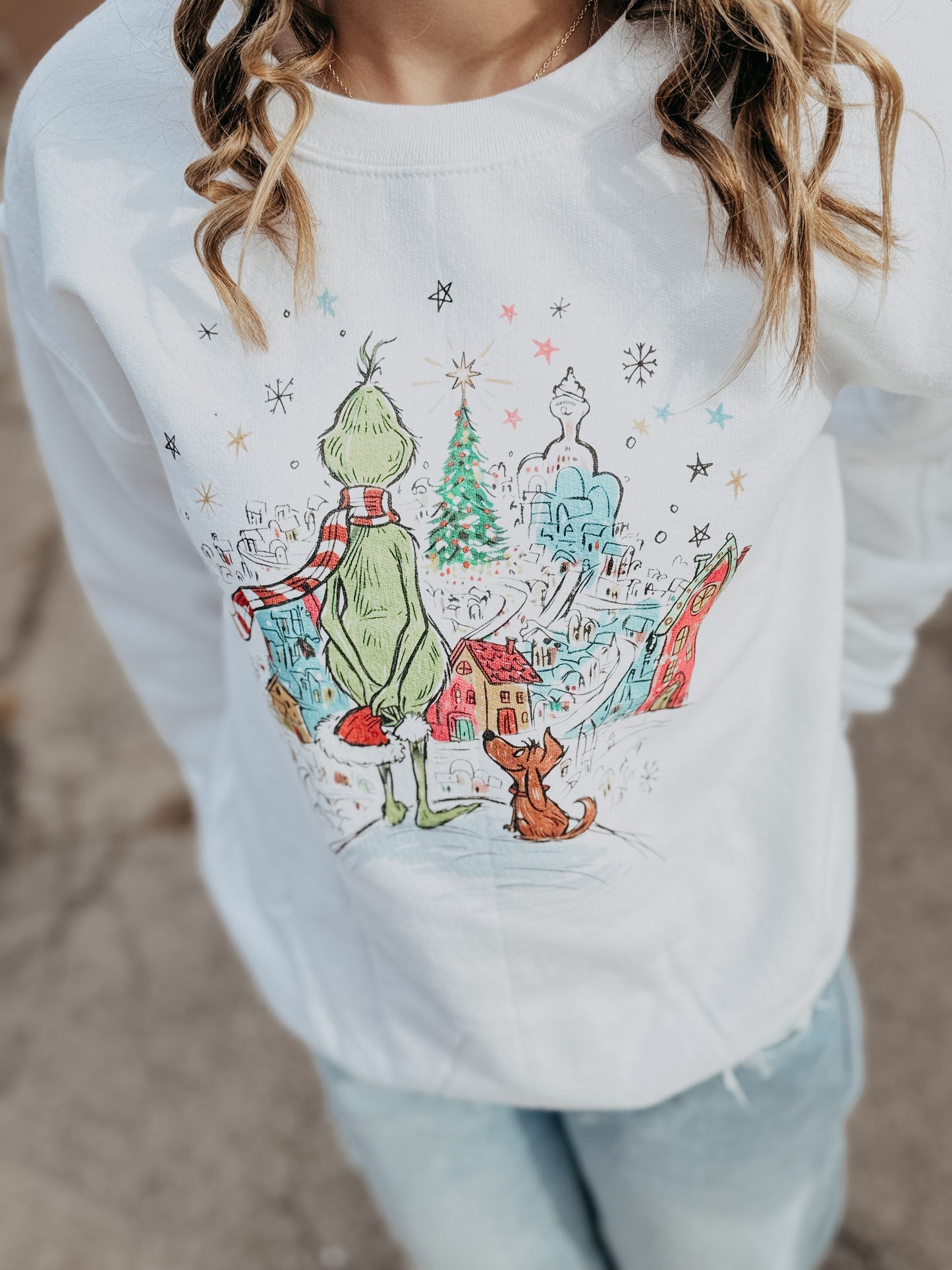 Whoville Scene Crewneck