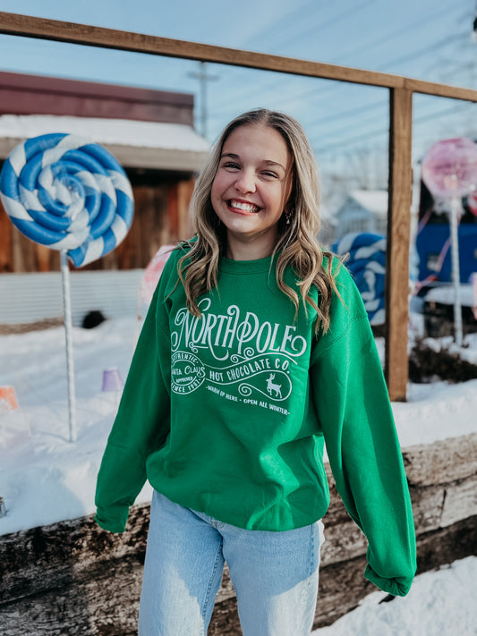 North Pole Hot Chocolate Co. Crewneck