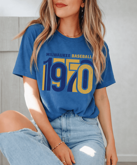Milwaukee Baseball 1970 Vintage T-Shirt