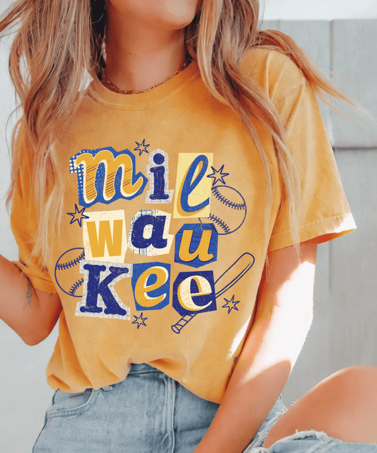 Milwaukee Retro Baseball Tee