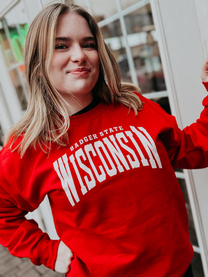Wisconsin Badger State Crewneck
