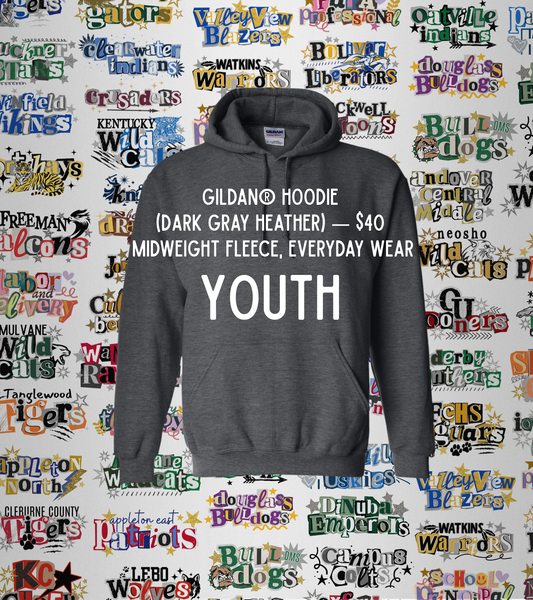 Custom School Spirit Scrapbook YOUTH Hoodie