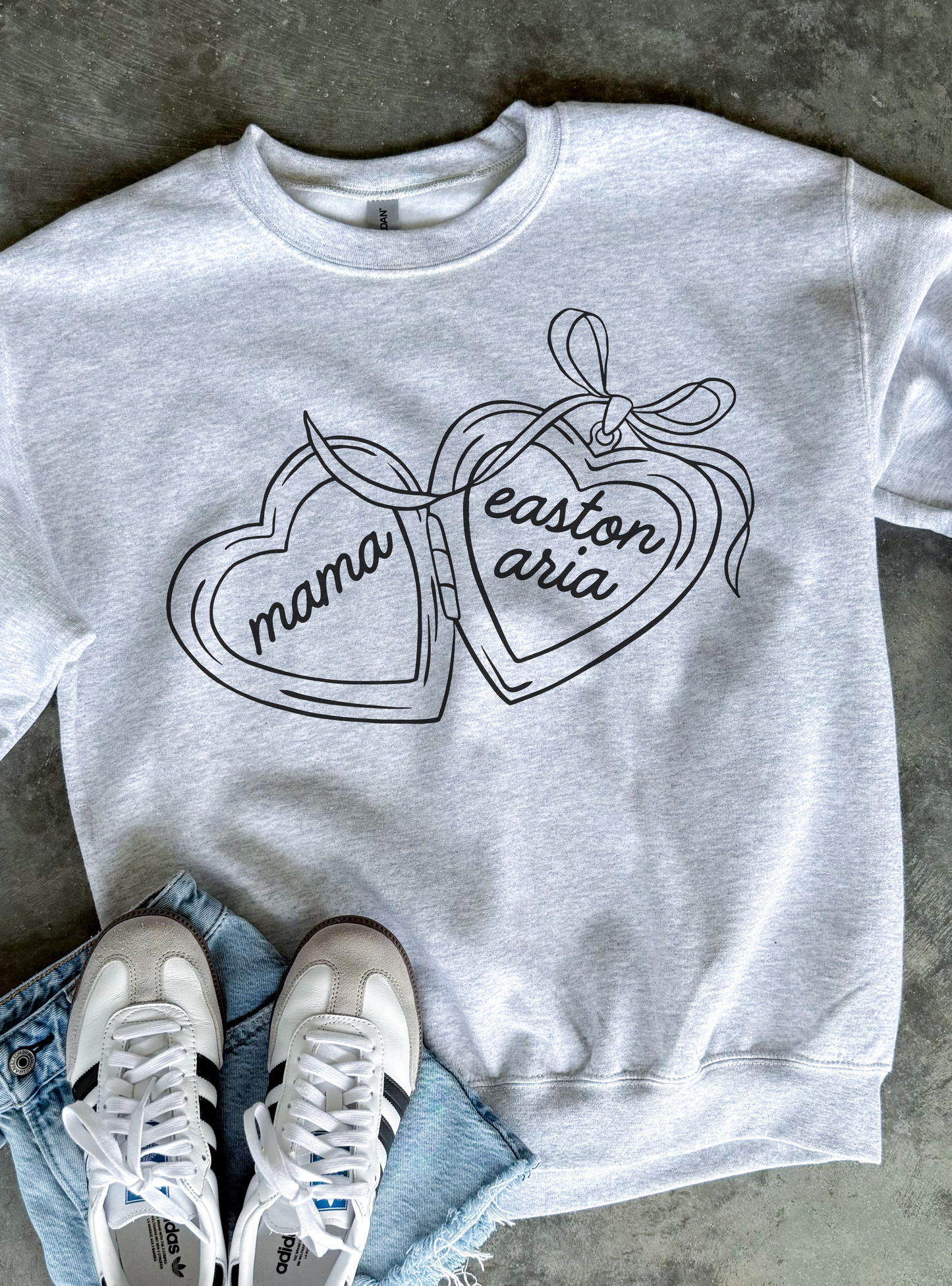 CUSTOM Valentine's Locket Crewneck