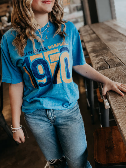 Milwaukee Baseball 1970 Vintage T-Shirt