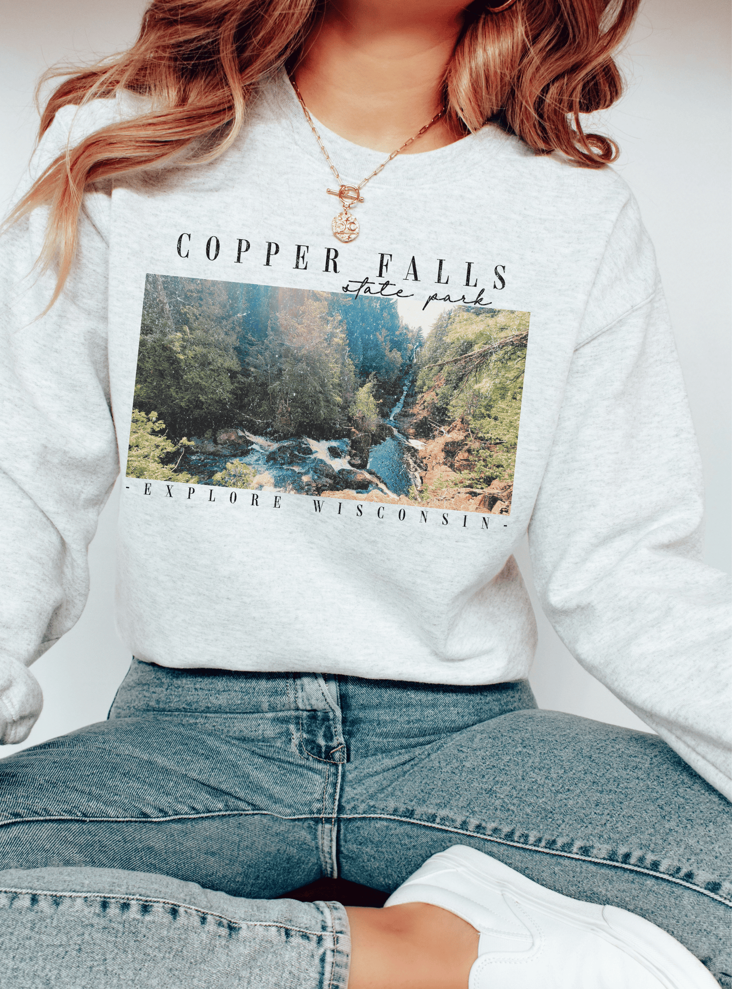 Copper Falls State Park Crewneck