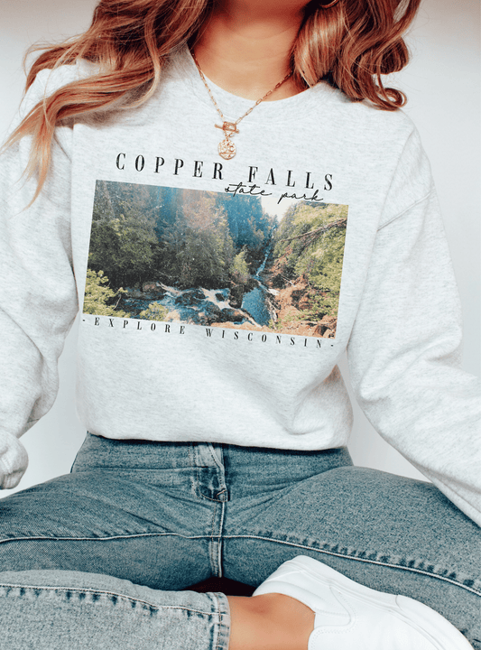 Copper Falls State Park Crewneck