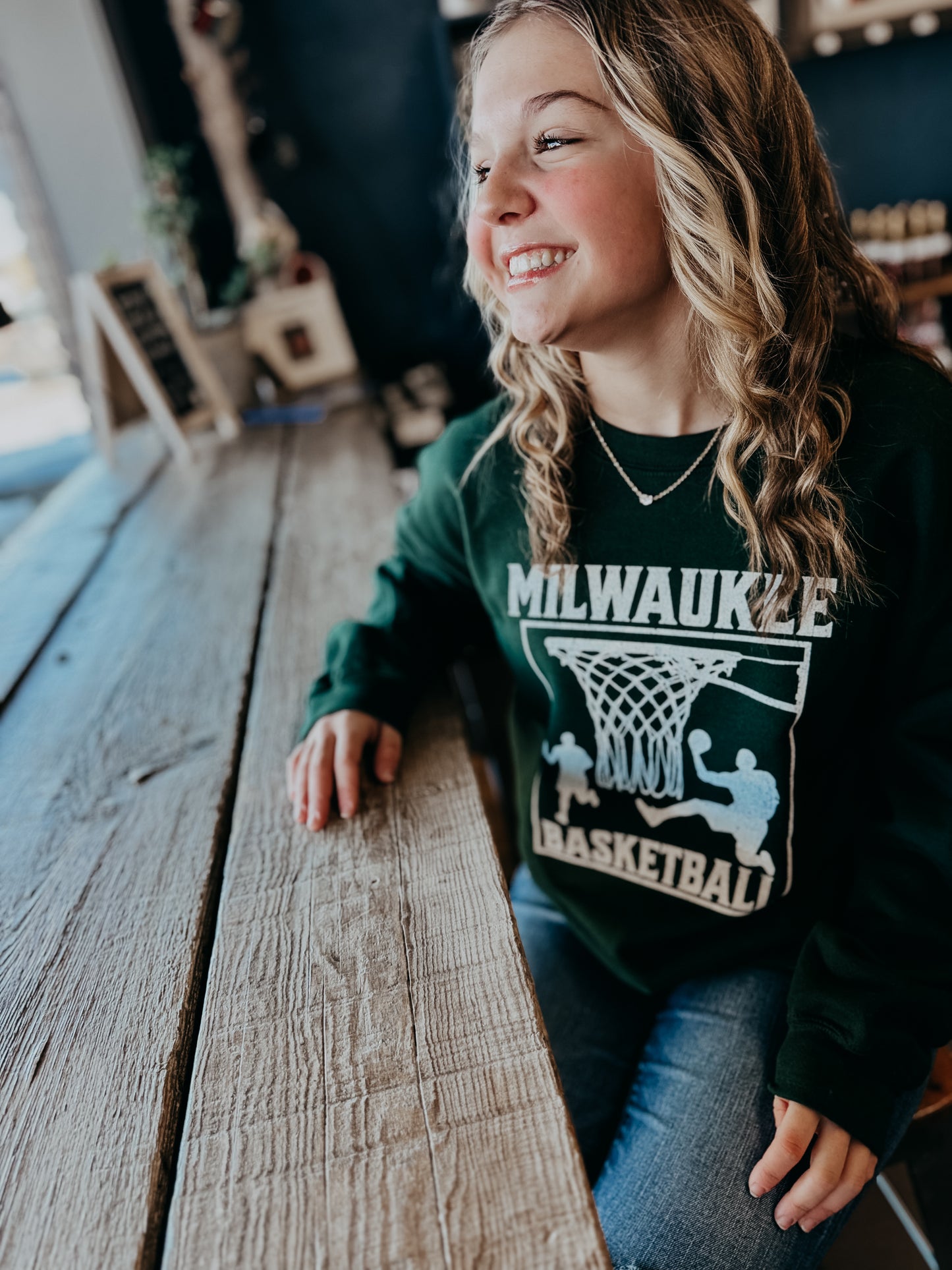 Milwaukee Basketball Crewneck