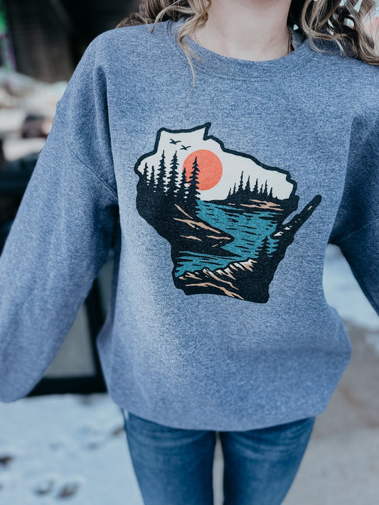 Wisconsin Wilderness Crewneck