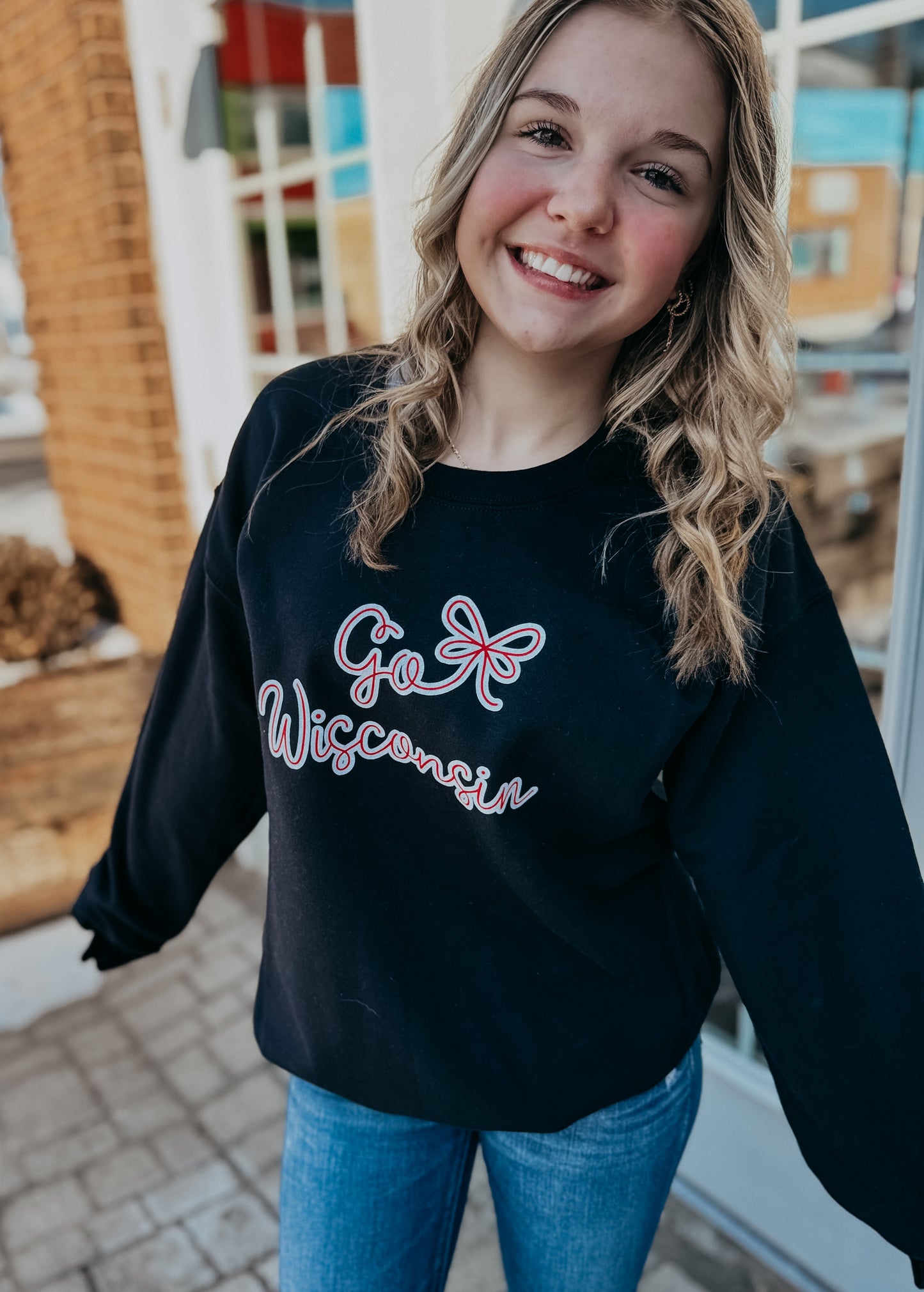 Go Wisconsin Crewneck
