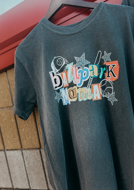 Ballpark Mama Scrapbook Tee