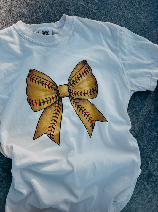 Softball Bow Tee