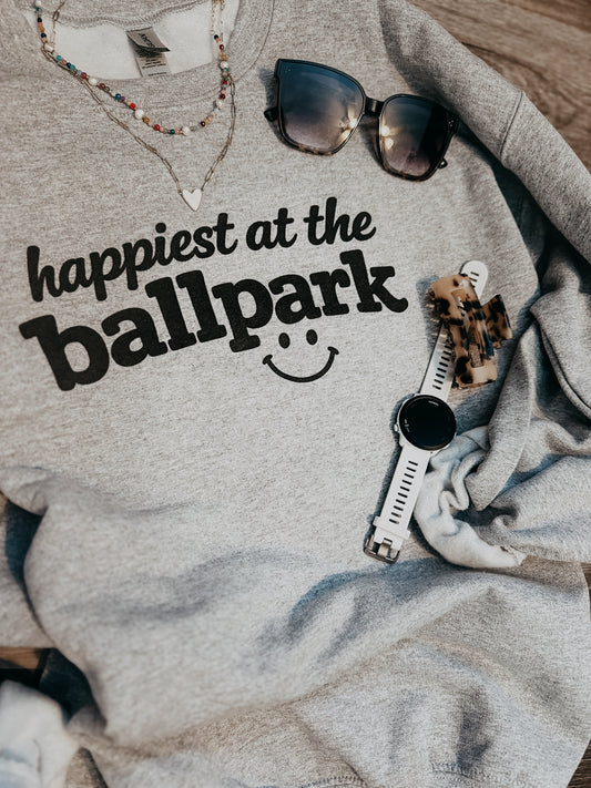 Happiest at the Ballpark Crewneck