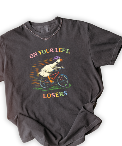 On Your Left, Losers Tee