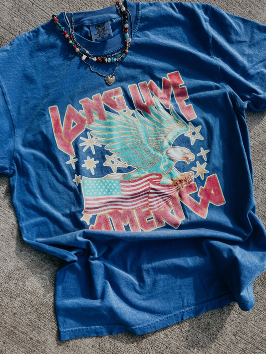 Long Live America Comfort Colors Tee
