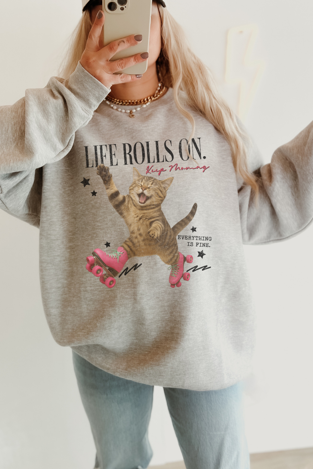 Life Rolls On Crewneck