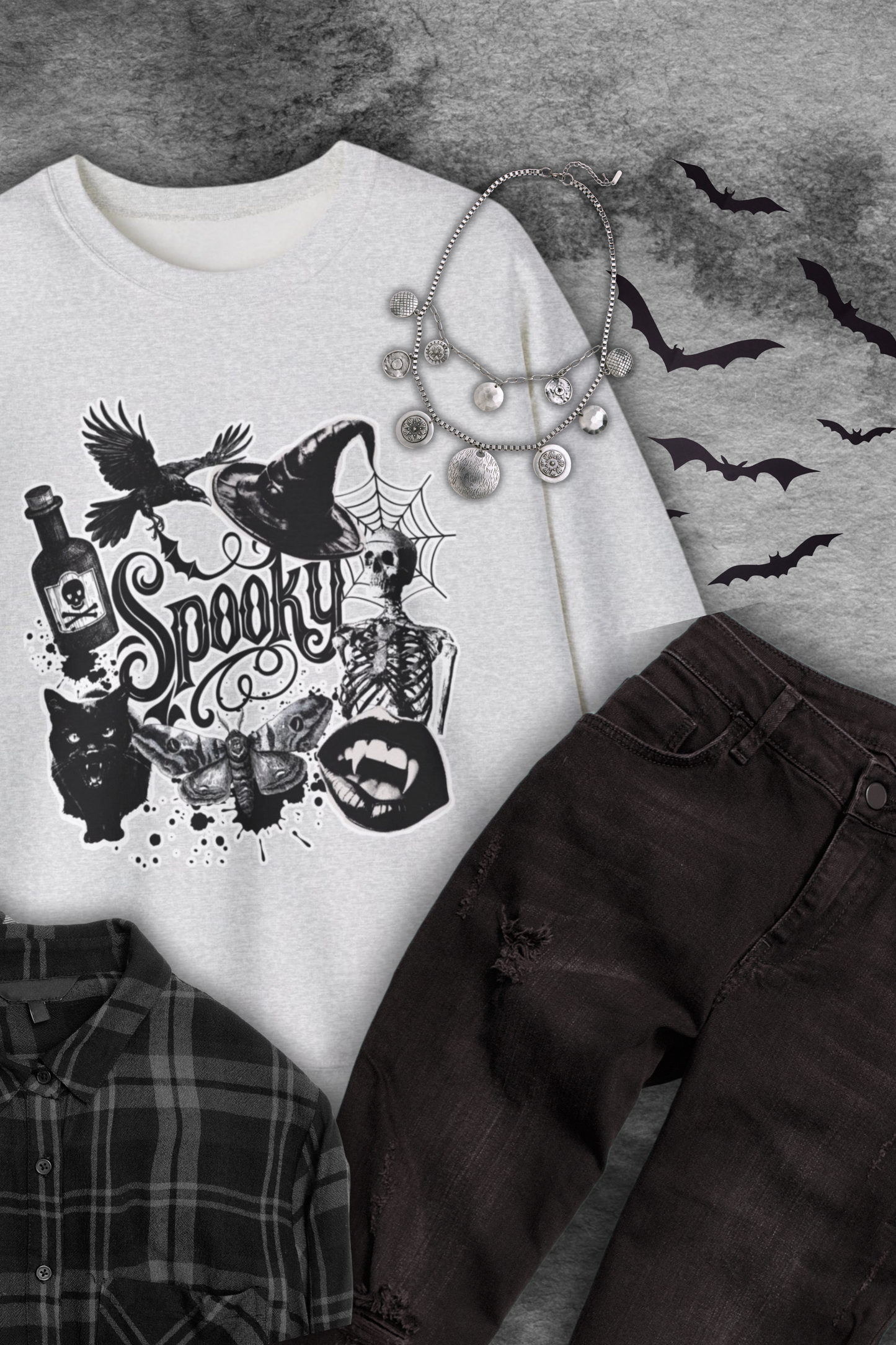 Spooky Stufff Crewneck Sweatshirt