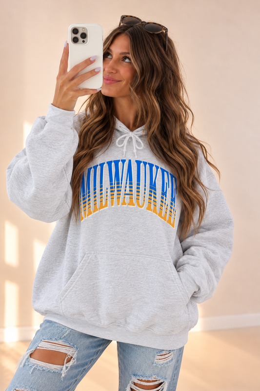 Milwaukee Retro Hoodie | Vintage Inspired Wisconsin Baseball Sweatshirt