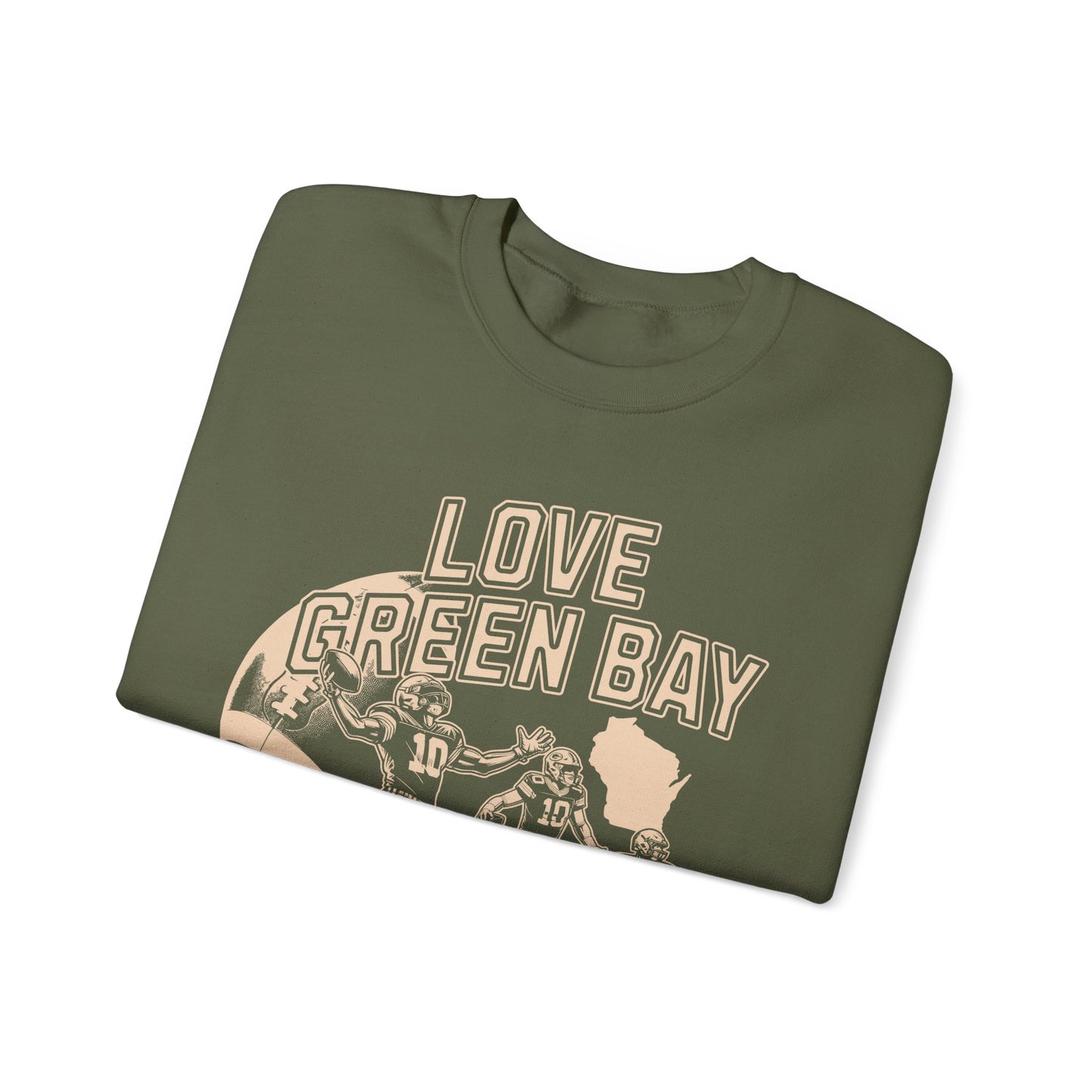 Love Green Bay Crewneck Sweatshirt