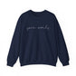 Any Words Script Font Crewneck