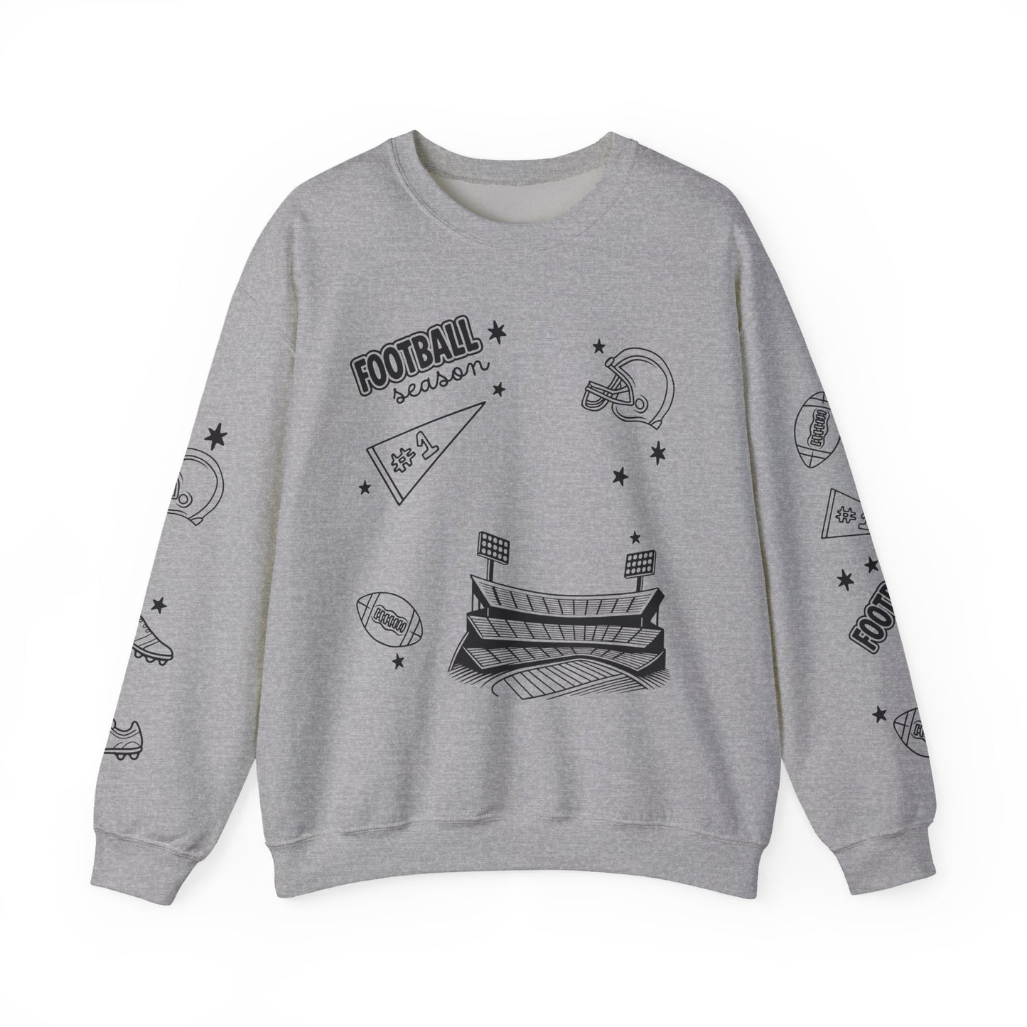 Boutique Football Crewneck
