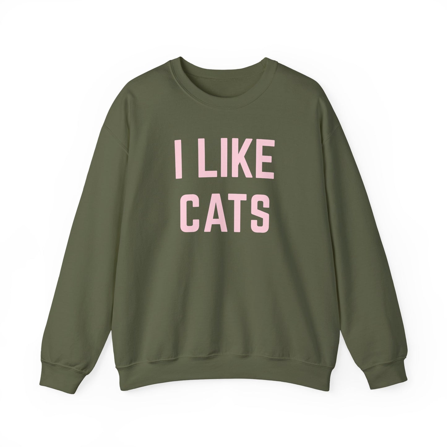 I Like Cats Crewneck Sweatshirt