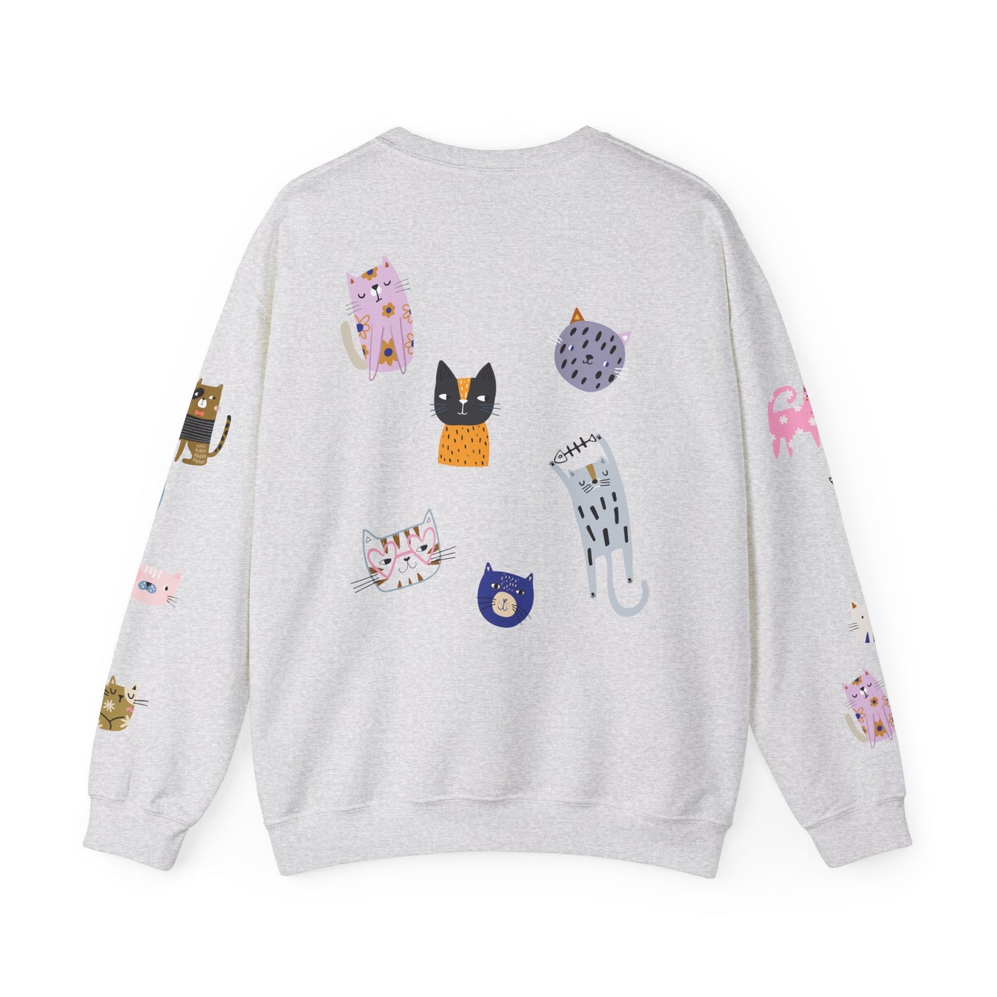 Cat Lady Energy All-Over Print Crewneck