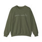 Any Words Script Font Crewneck