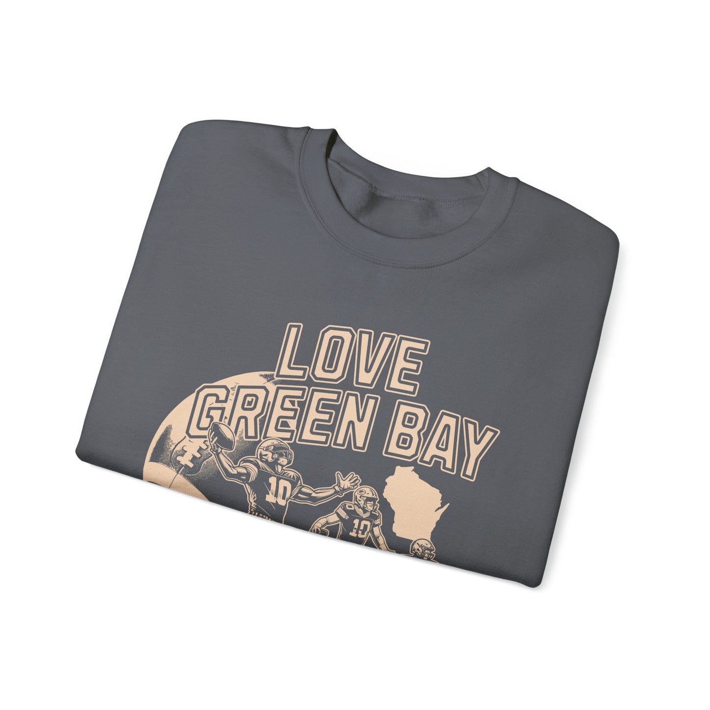 Love Green Bay Crewneck Sweatshirt