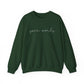 Any Words Script Font Crewneck