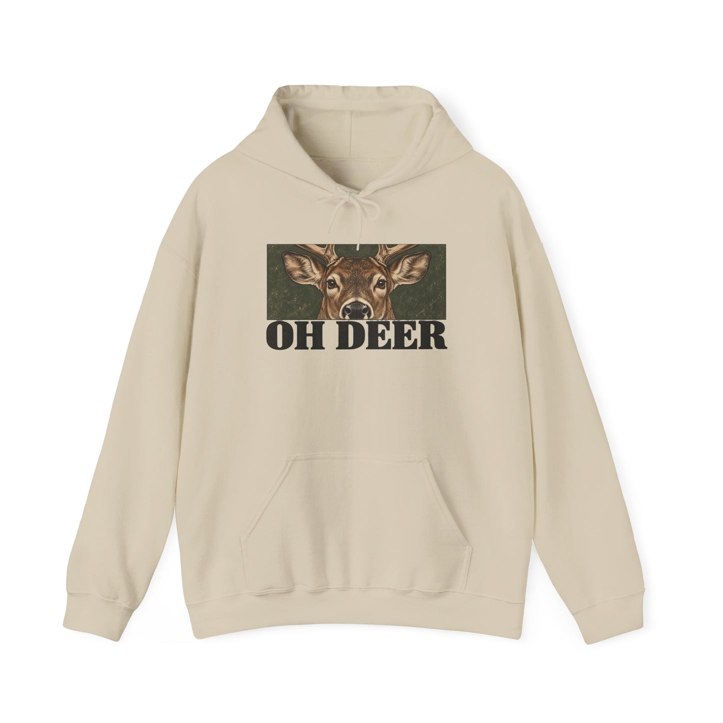 Oh Deer Hoodie | Vintage-Inspired Deer Graphic Sweatshirt