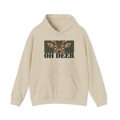 Oh Deer Hoodie | Vintage-Inspired Deer Graphic Sweatshirt