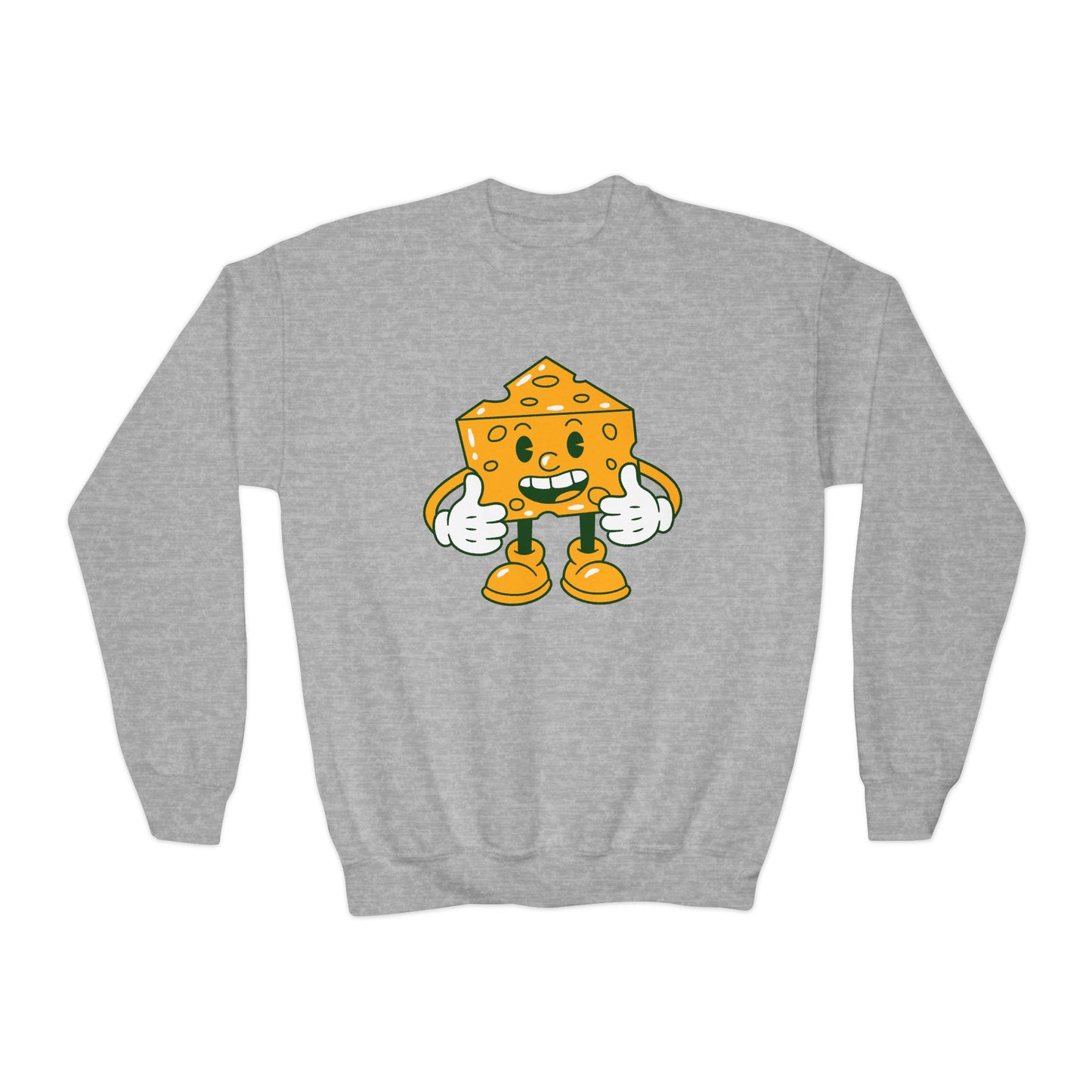 YOUTH Cheesehead Crewneck