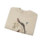 Vintage Bird Art Crewneck Sweatshirt